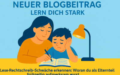 Lese-Rechtschreib-Schwäche erkennen: Woran du als Elternteil frühzeitig aufmerksam wirst
